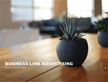 Tablet Screenshot of businesslinkadvertising.com